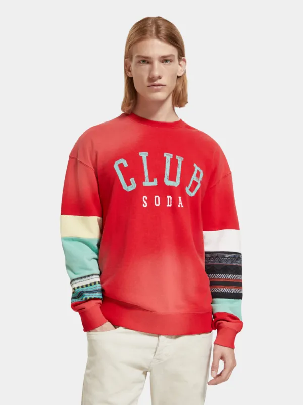 Relaxed-fit Club Soda sweatshirt sold by Scotch and Soda