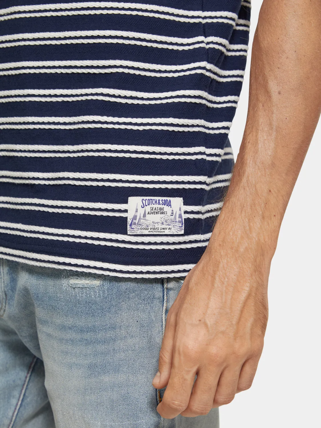 Striped pocket t-shirt sold by Scotch & Soda product image thumbnail 5