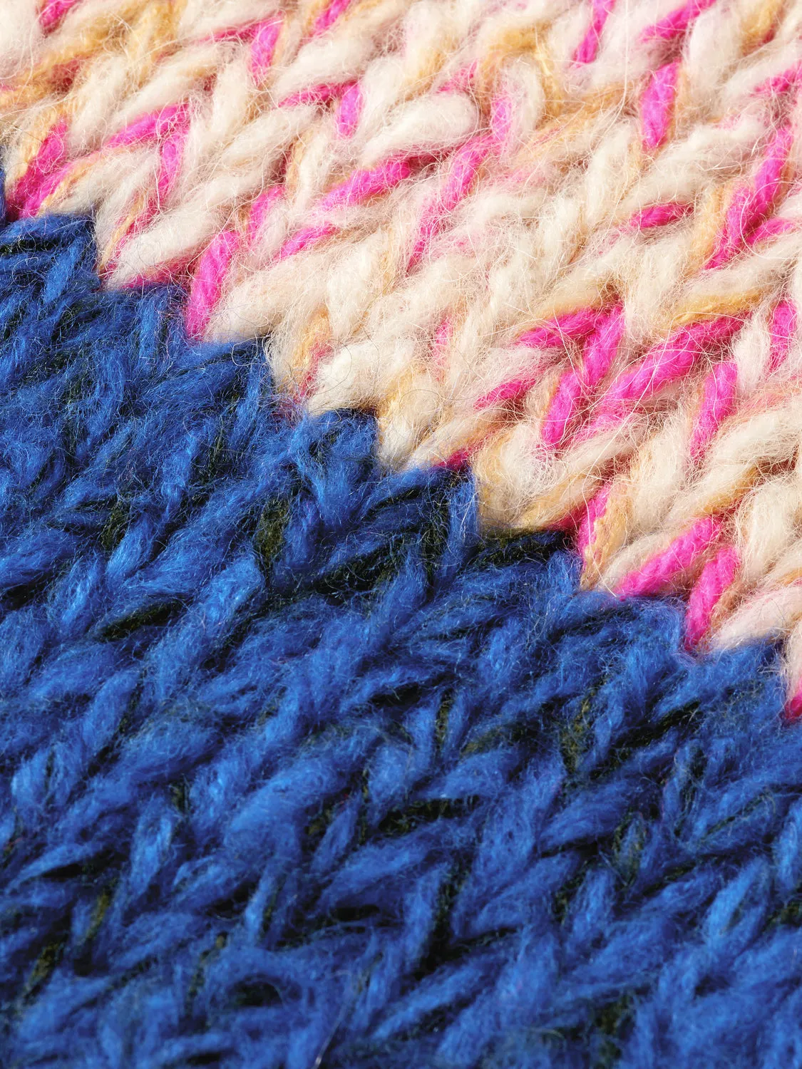 Hand knit colourblock scarf sold by Scotch and Soda product image thumbnail 5