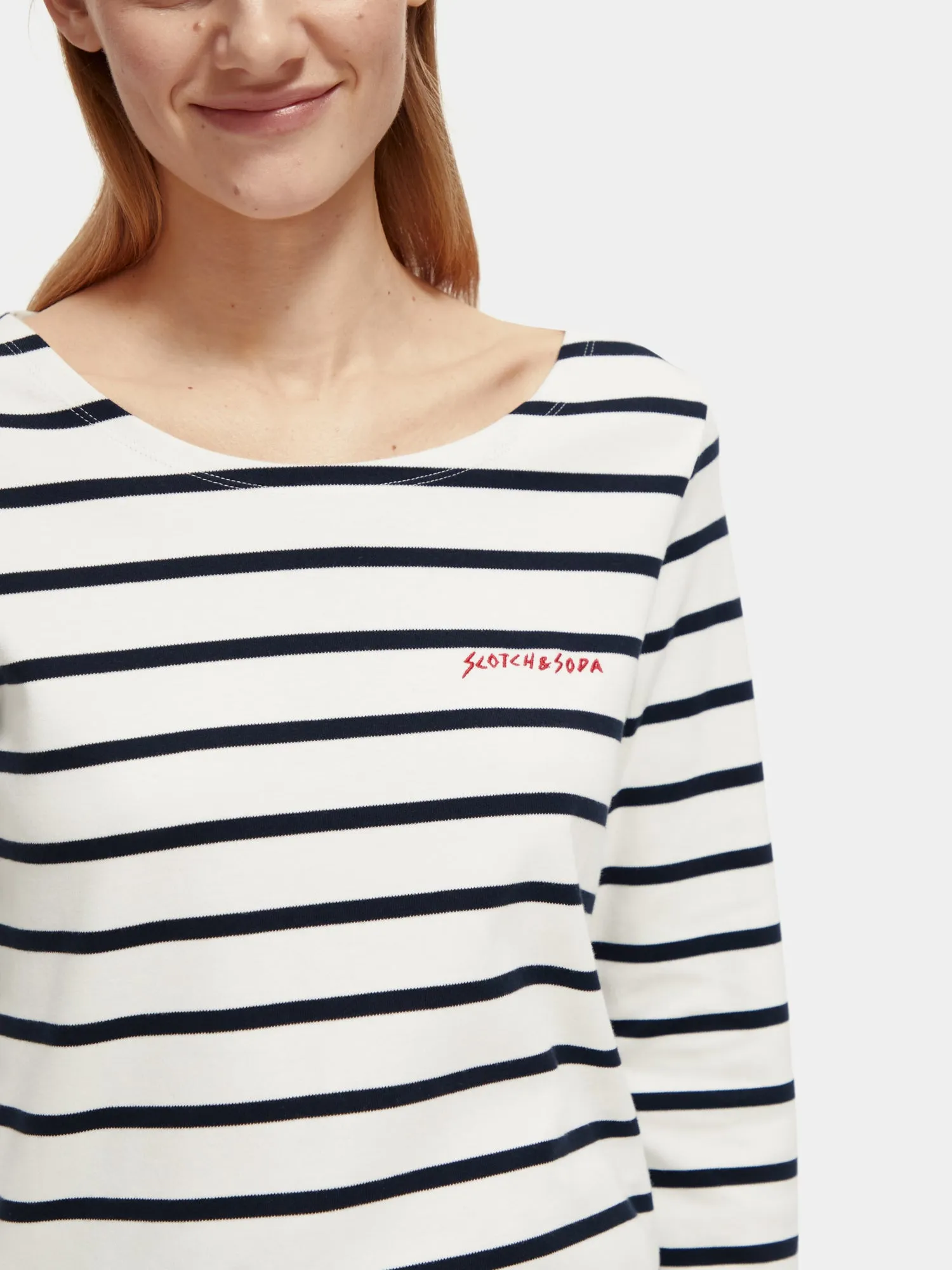 Striped long sleeved t-shirt sold by Scotch and Soda product image thumbnail 5