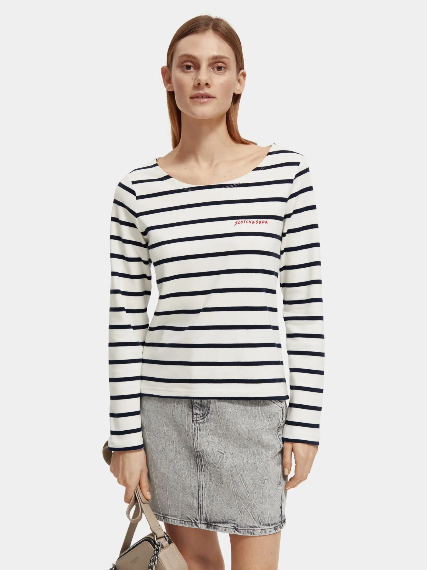 Striped long sleeved t-shirt sold by Scotch and Soda