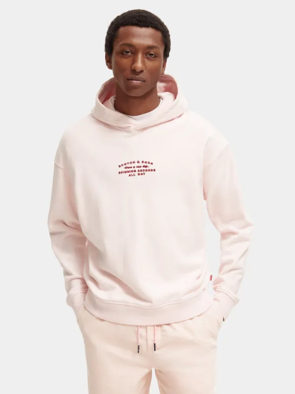 Relaxed-fit artwork hoodie sold by Scotch and Soda