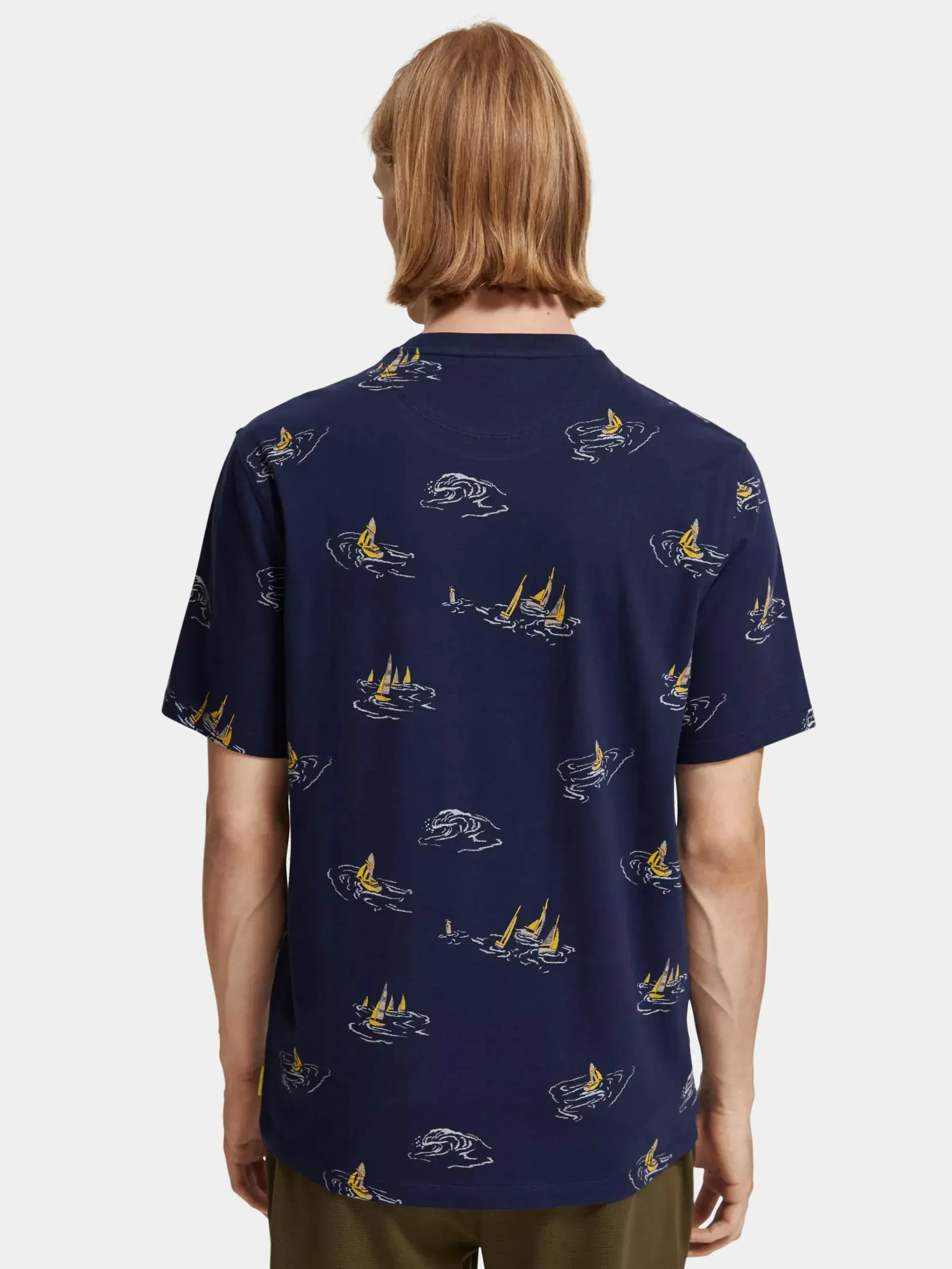 Regular-fit printed t-shirt sold by Scotch & Soda product image thumbnail 3