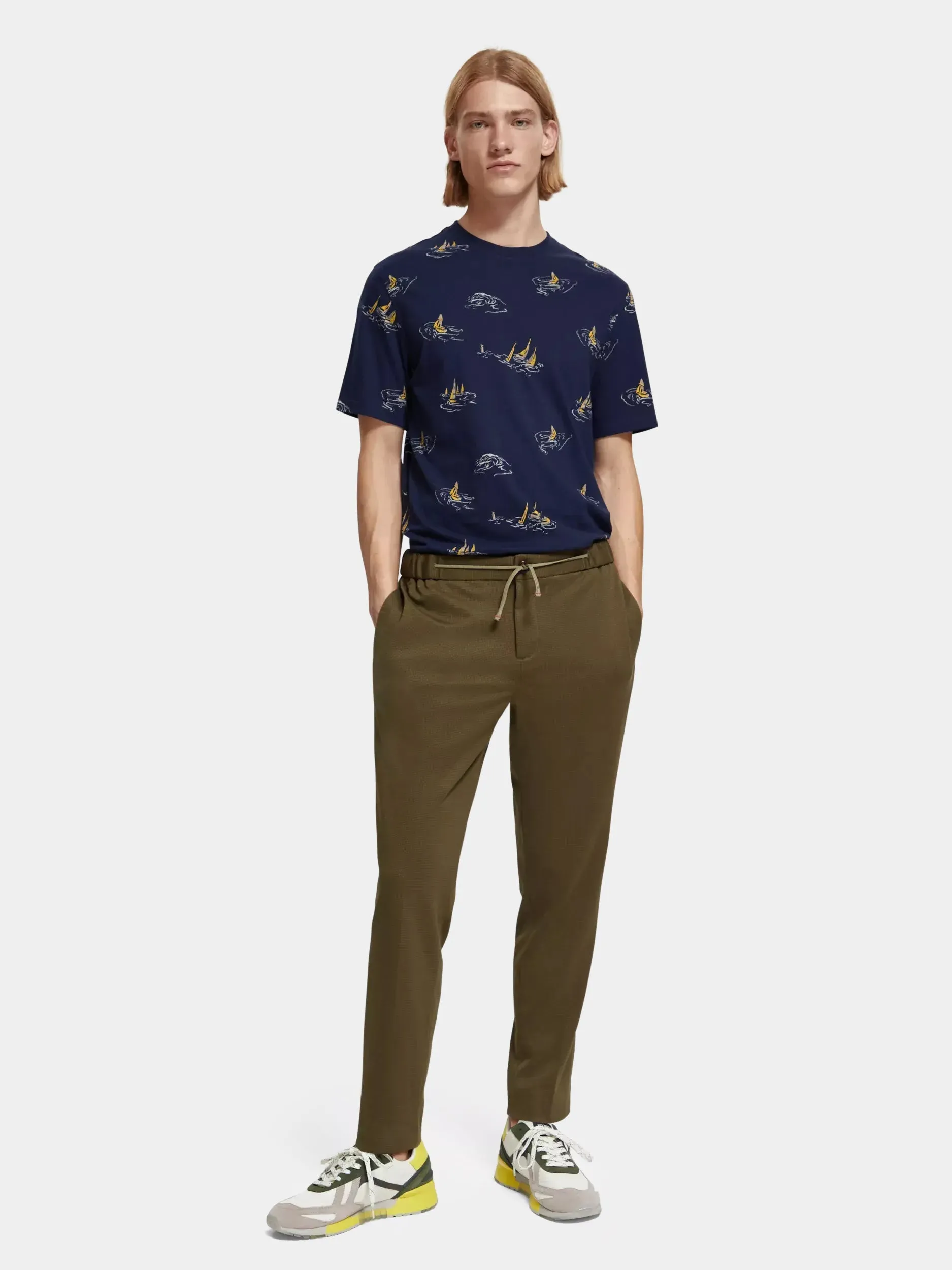 Regular-fit printed t-shirt sold by Scotch & Soda product image thumbnail 4