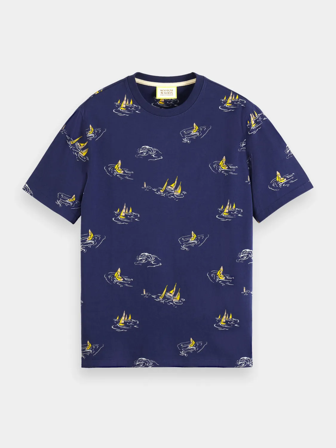 Regular-fit printed t-shirt sold by Scotch & Soda product image thumbnail 2