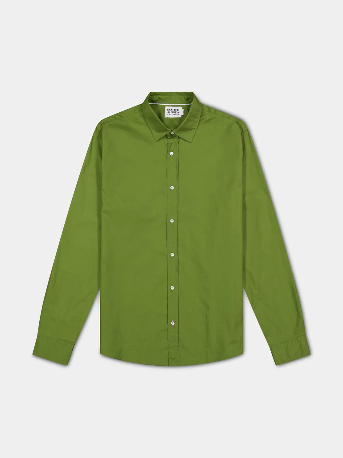Organic cotton poplin shirt sold by Scotch and Soda