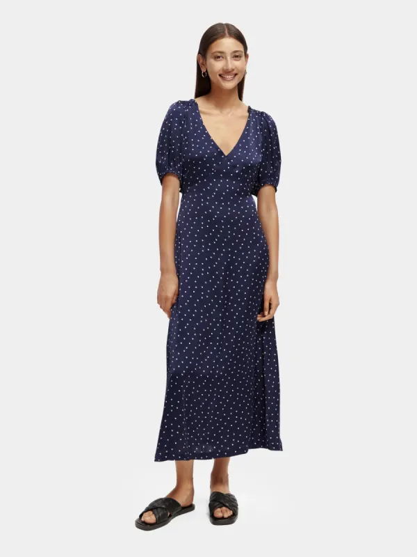 Open back maxi dress sold by Scotch and Soda