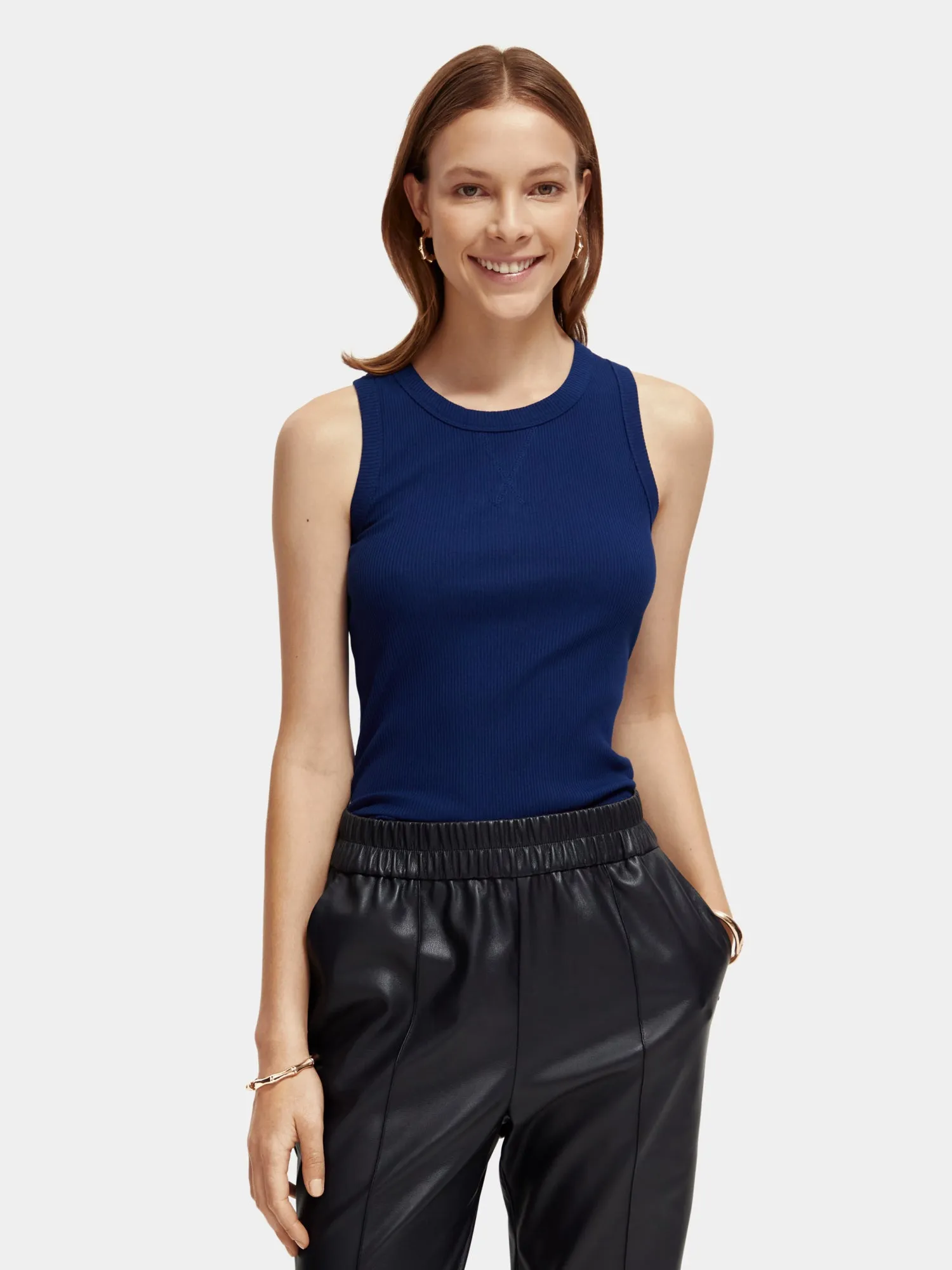 Slim fit racer tank sold by Scotch and Soda