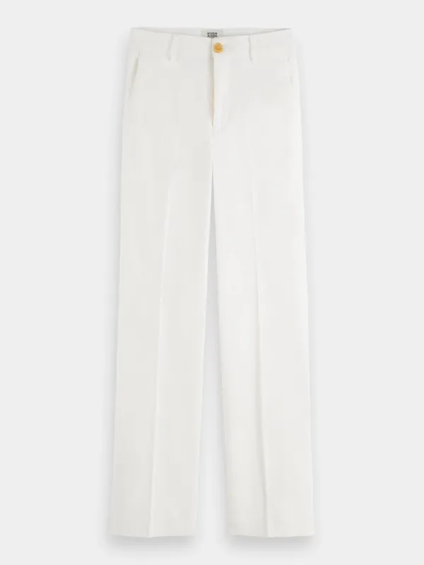 Edie high-rise wide-leg linen summer pants sold by Scotch and Soda
