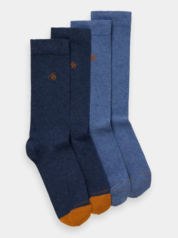 Classic dip toe socks 2 pack made by Scotch & Soda