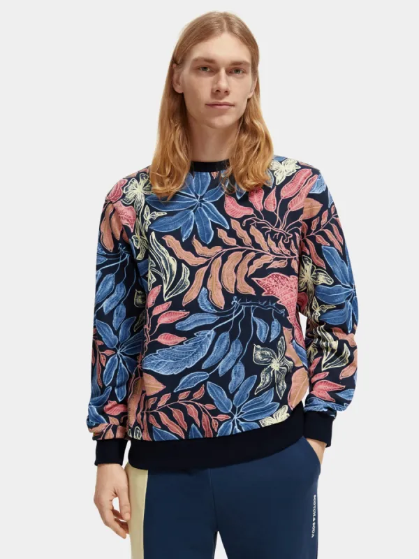 Regular-fit printed sweatshirt sold by Scotch and Soda