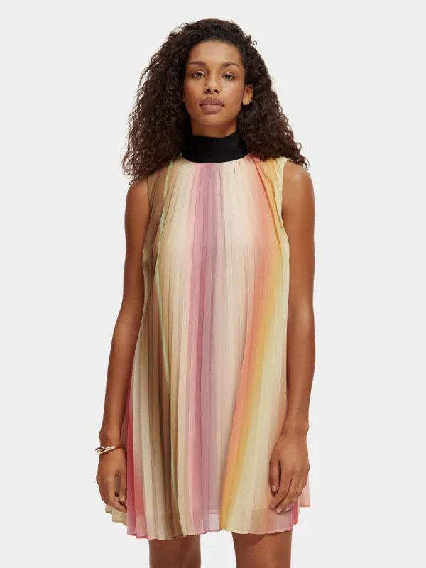 Bow pleated mini dress sold by Scotch and Soda