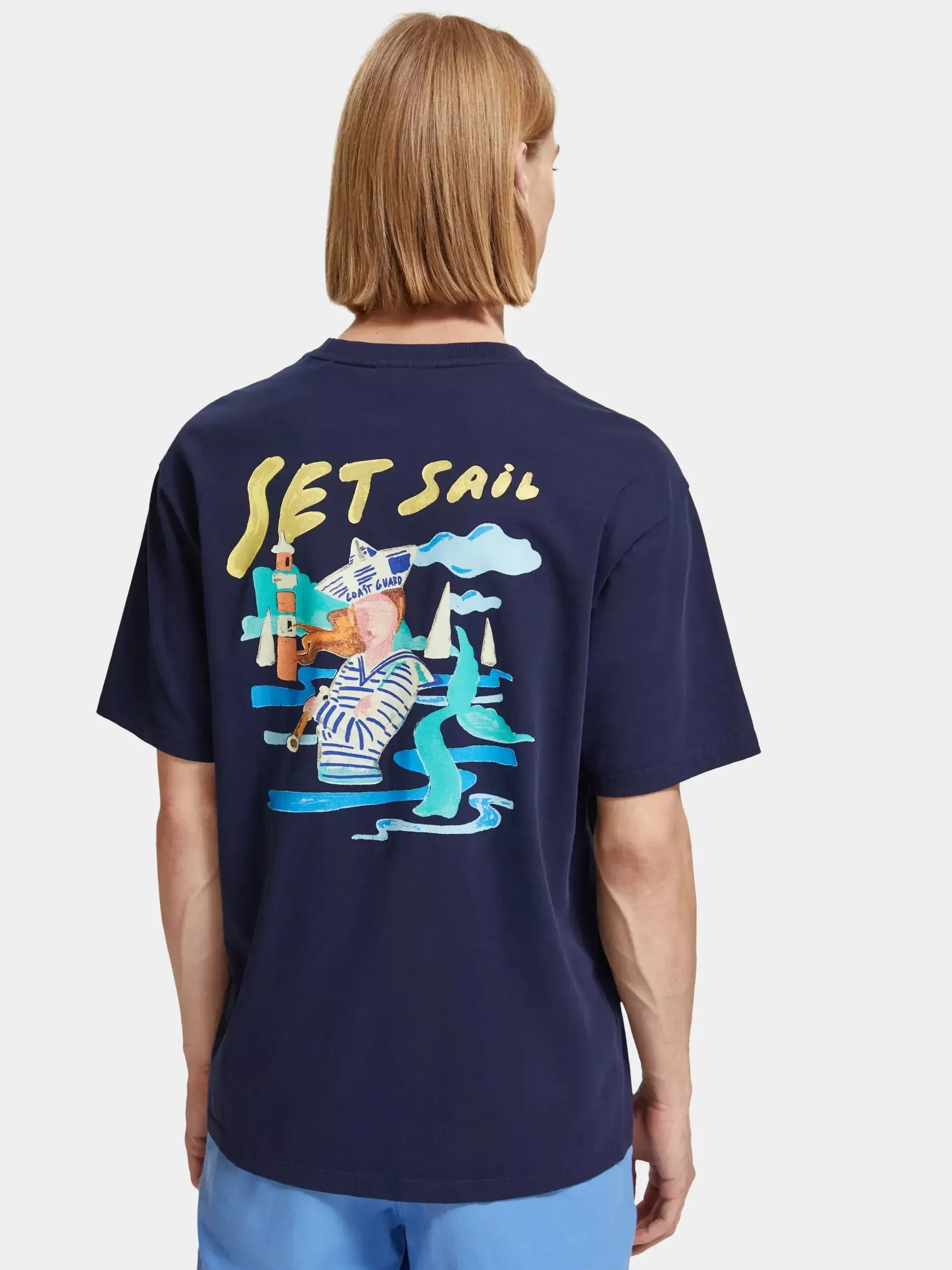 Regular-fit artwork t-shirt sold by Scotch & Soda product image thumbnail 3
