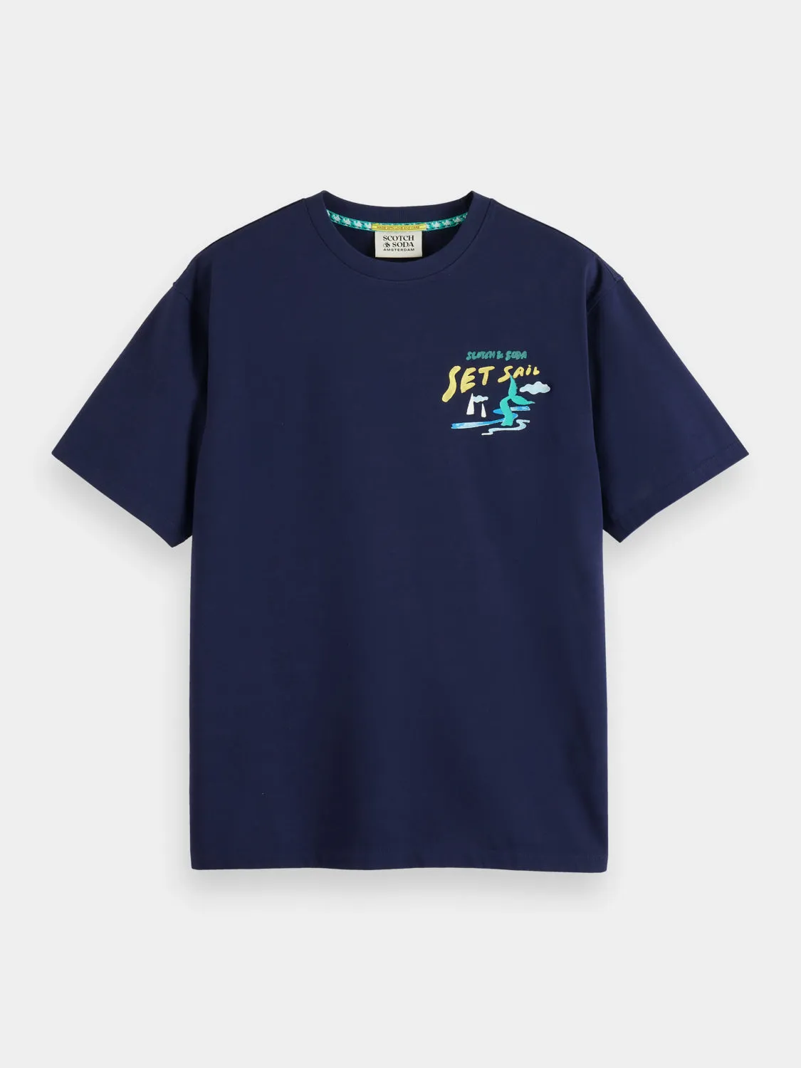 Regular-fit artwork t-shirt sold by Scotch & Soda product image thumbnail 2