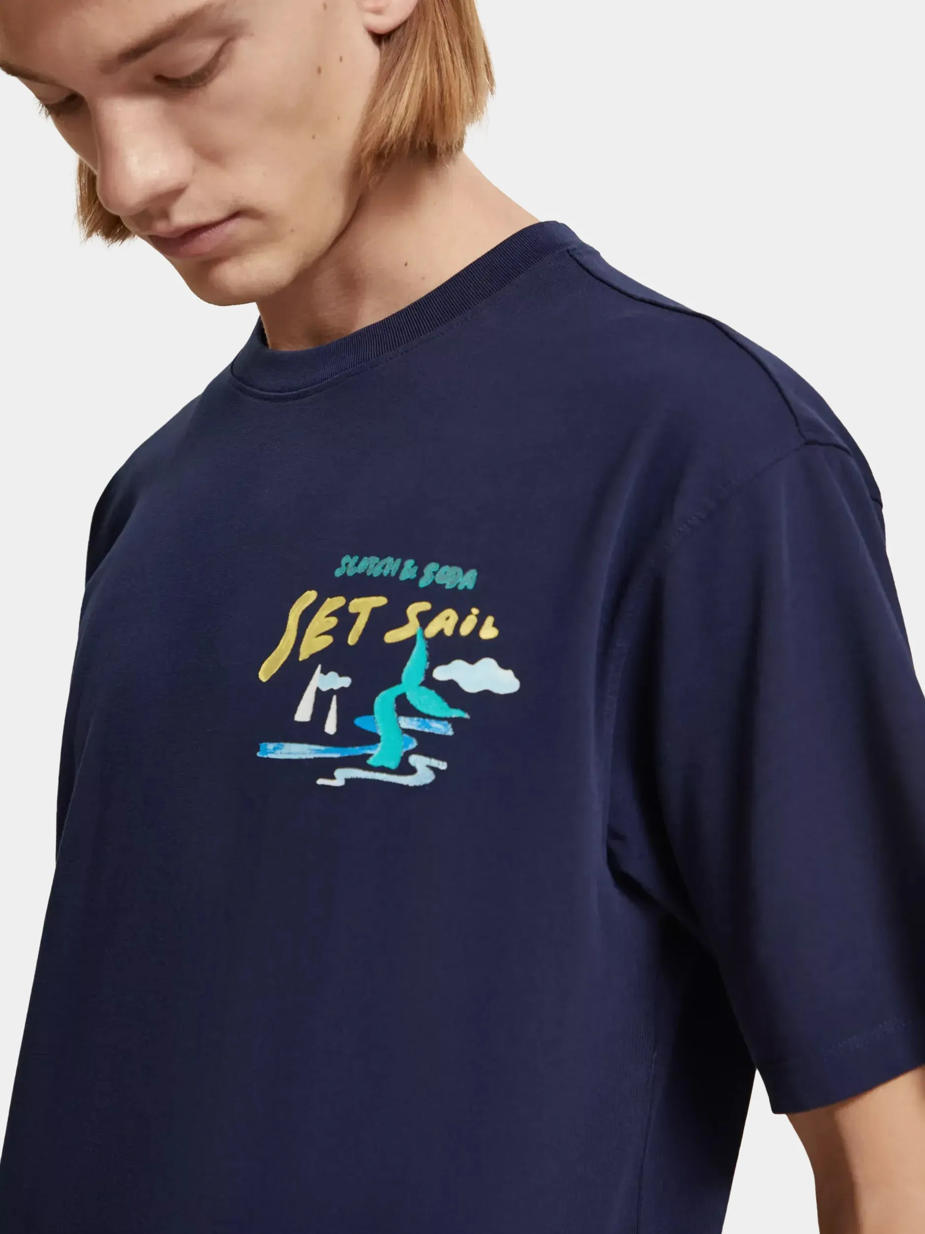 Regular-fit artwork t-shirt sold by Scotch & Soda product image thumbnail 5