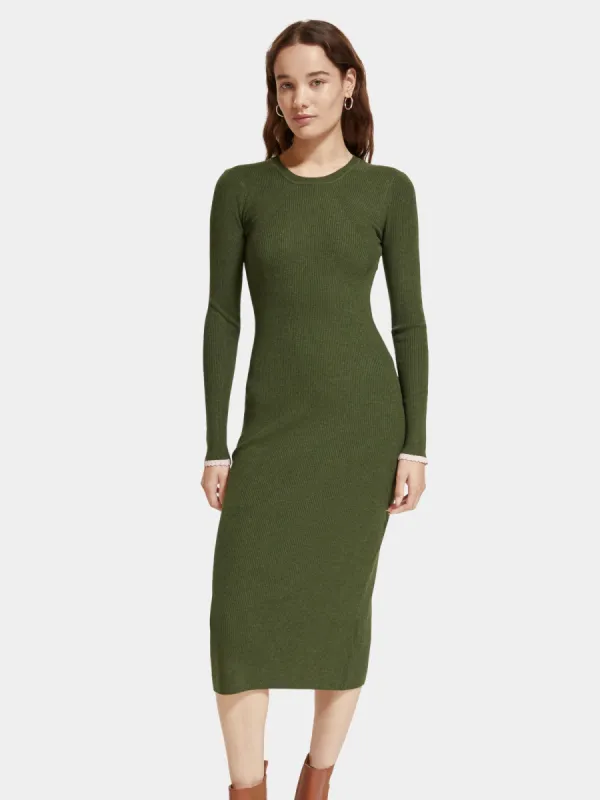 Rib knitted midi dress sold by Scotch and Soda