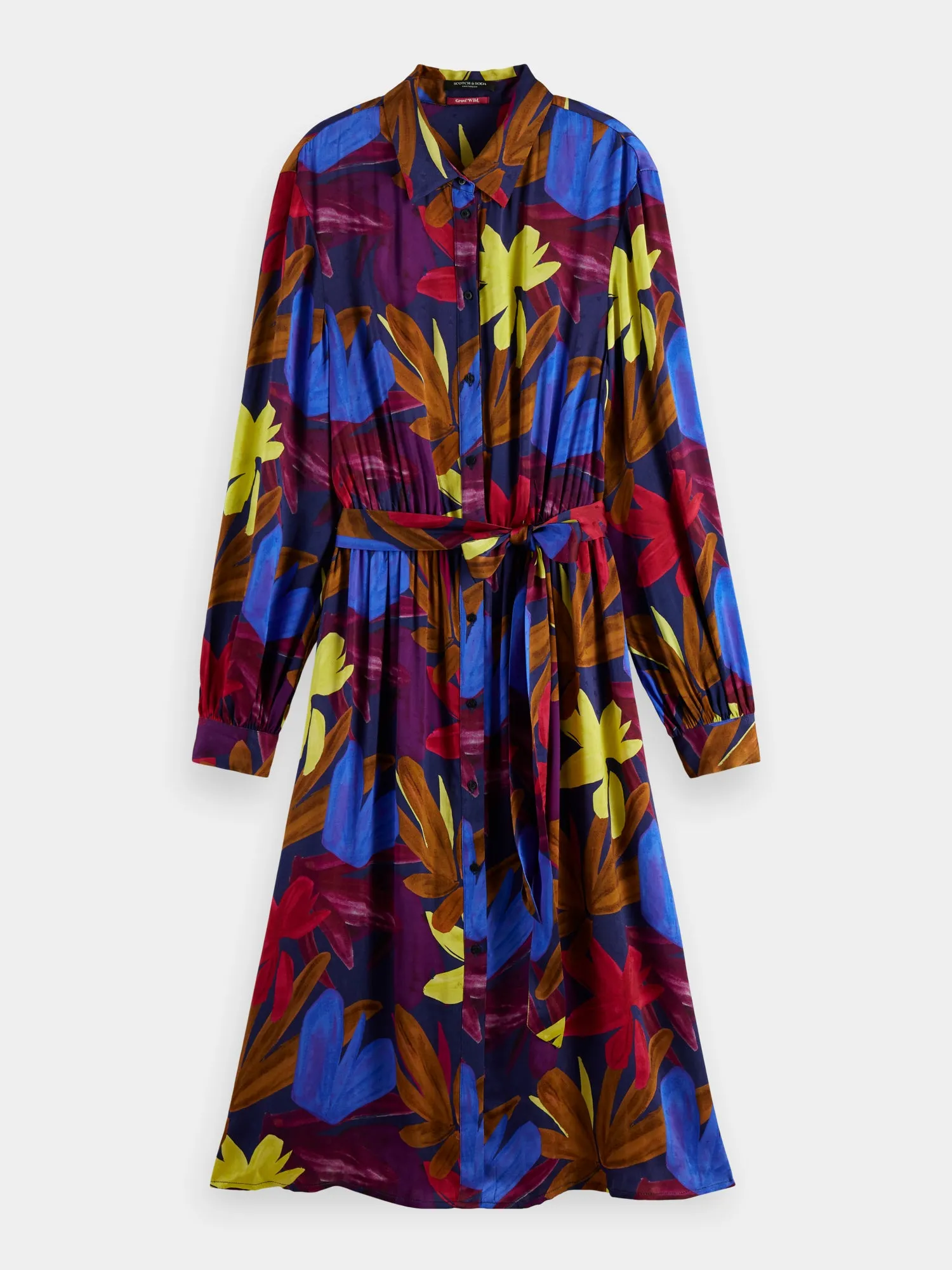 Printed jacquard shirt dress sold by Scotch & Soda