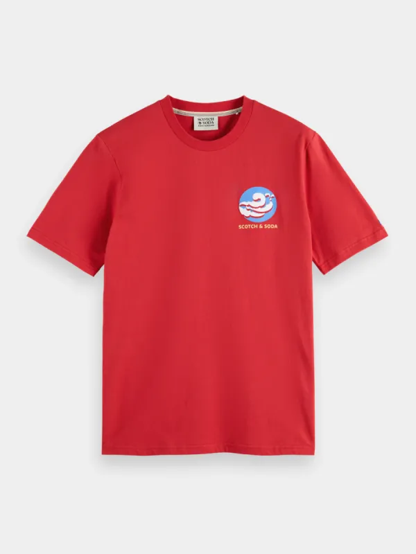 Regular-fit artwork t-shirt sold by Scotch and Soda