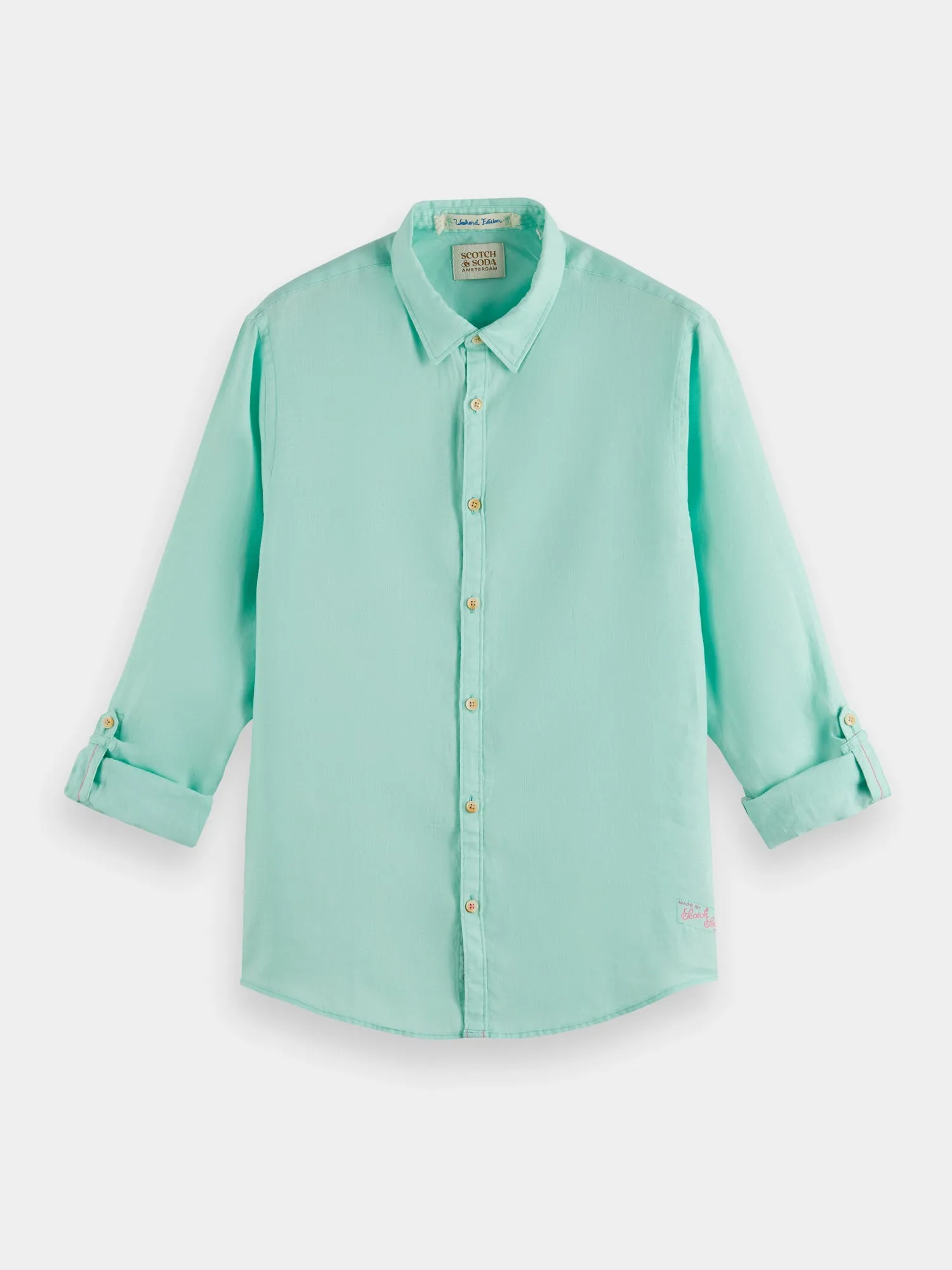 Regular-fit linen shirt sold by Scotch and Soda product image thumbnail 2