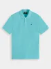 Organic cotton pique polo shirt sold by Scotch and Soda