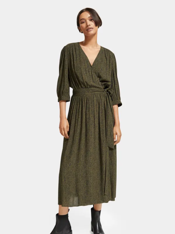 Midi wrap dress sold by Scotch and Soda