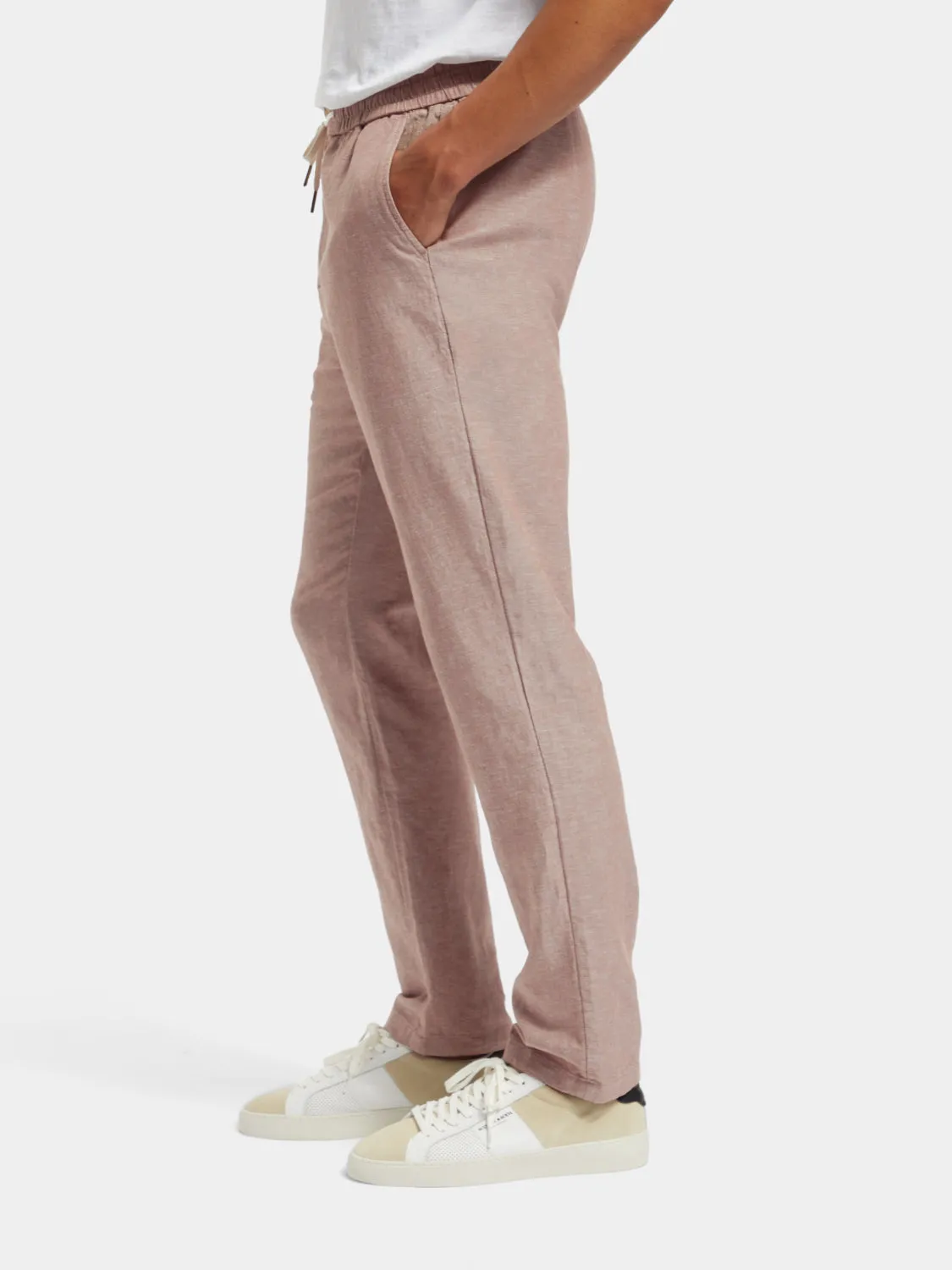 Warren cotton-linen twill jogger pants sold by Scotch and Soda product image thumbnail 4