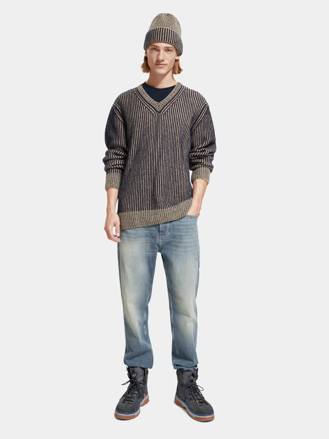 Rib knit beanie sold by Scotch and Soda product image thumbnail 3