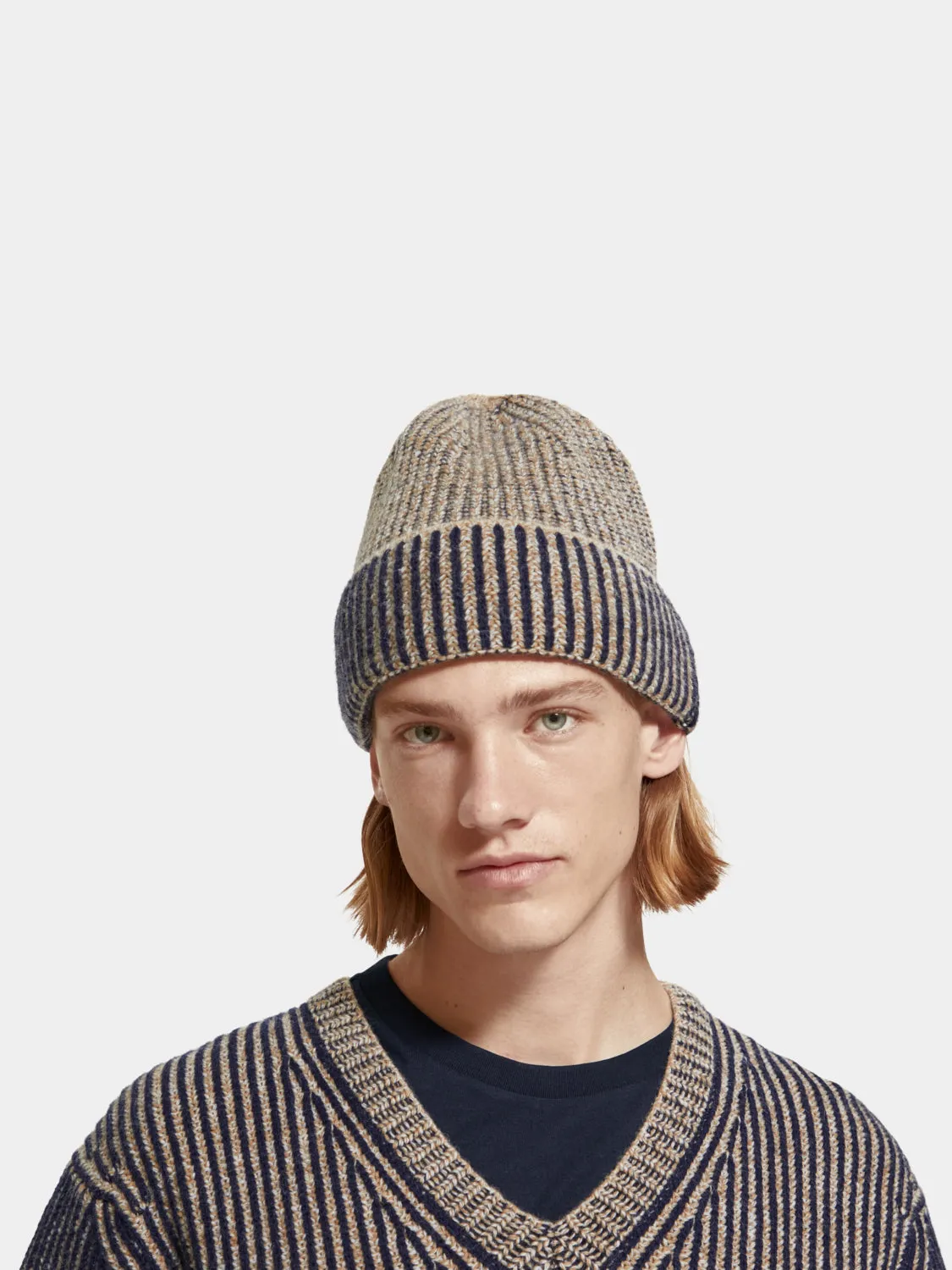 Rib knit beanie sold by Scotch and Soda product image thumbnail 2
