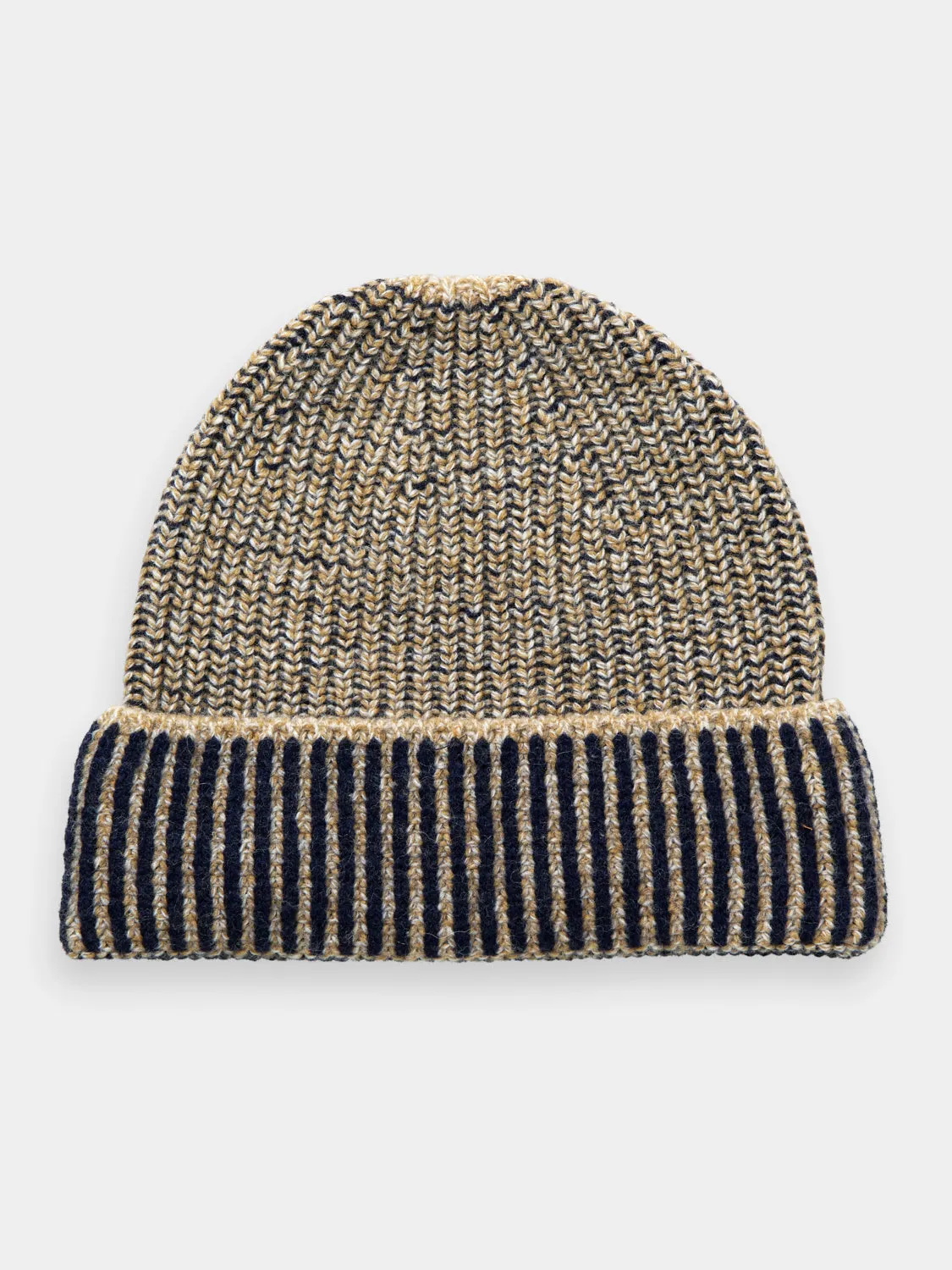 Rib knit beanie sold by Scotch and Soda