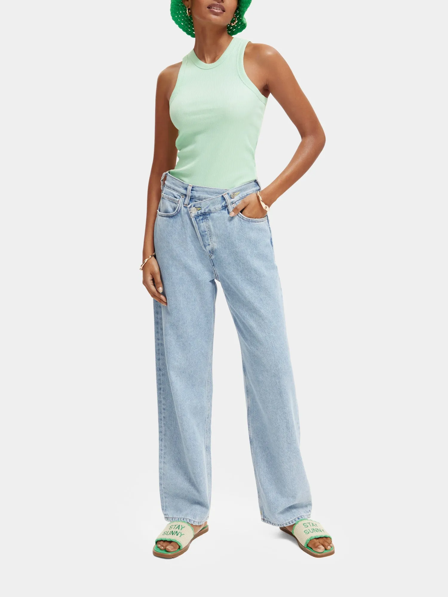 Racer tank sold by Scotch and Soda product image thumbnail 5