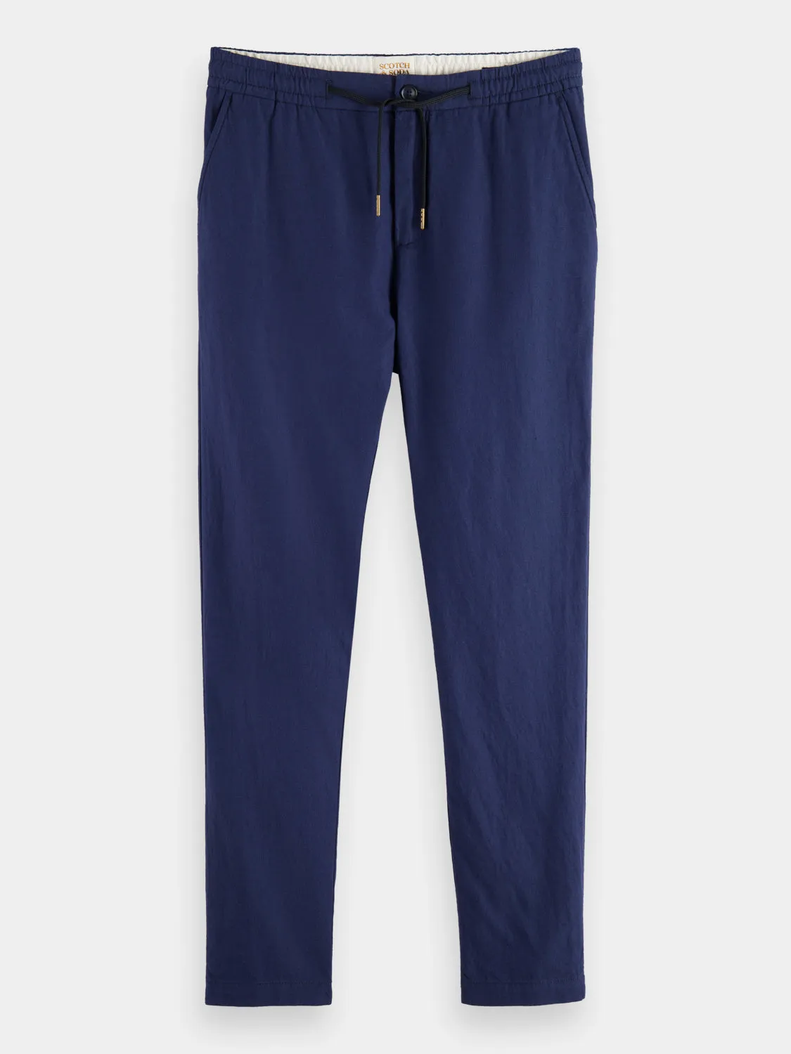 Warren cotton-linen twill jogger pants sold by Scotch and Soda