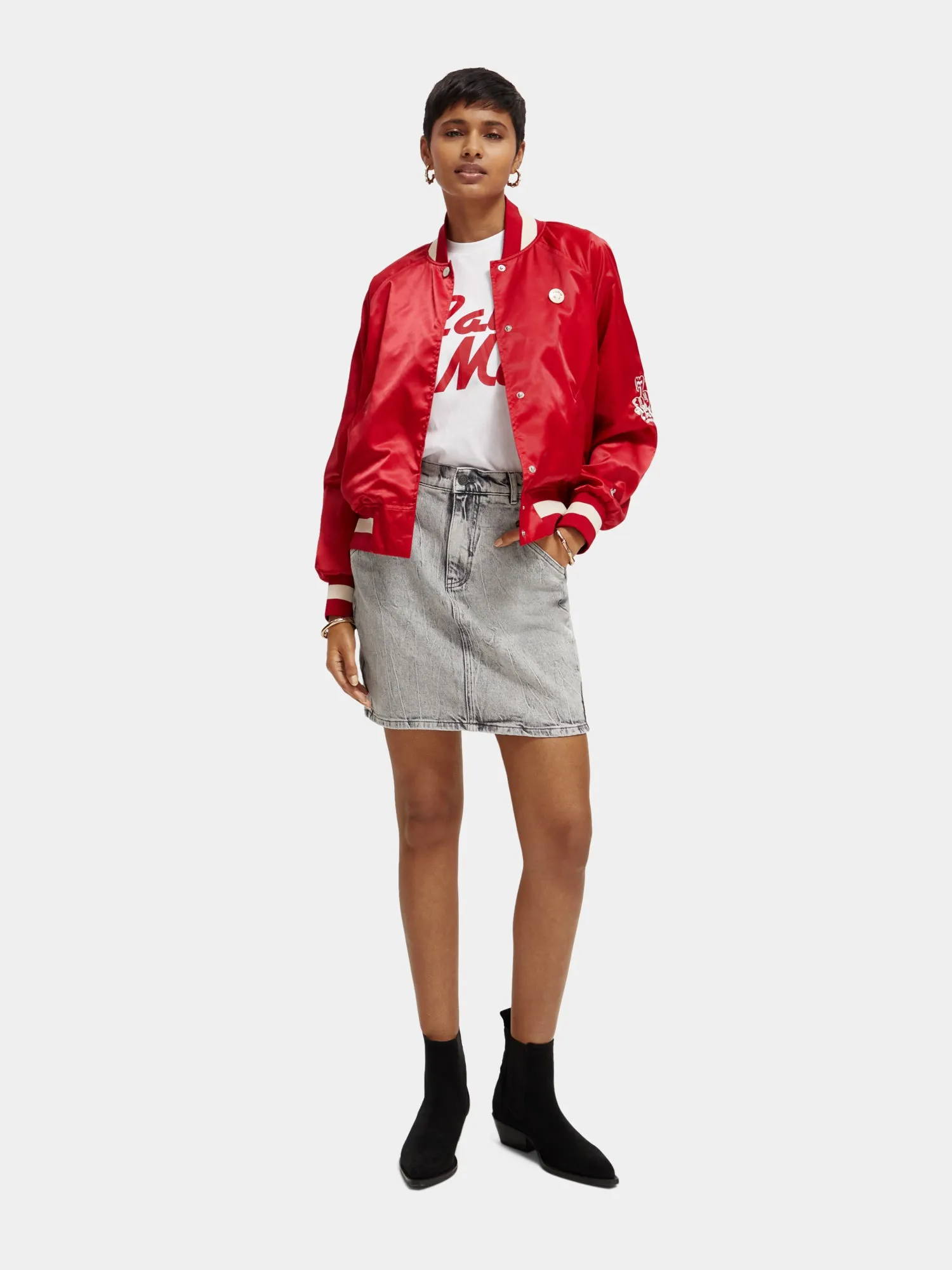 Denim mini skirt sold by Scotch and Soda product image thumbnail 5