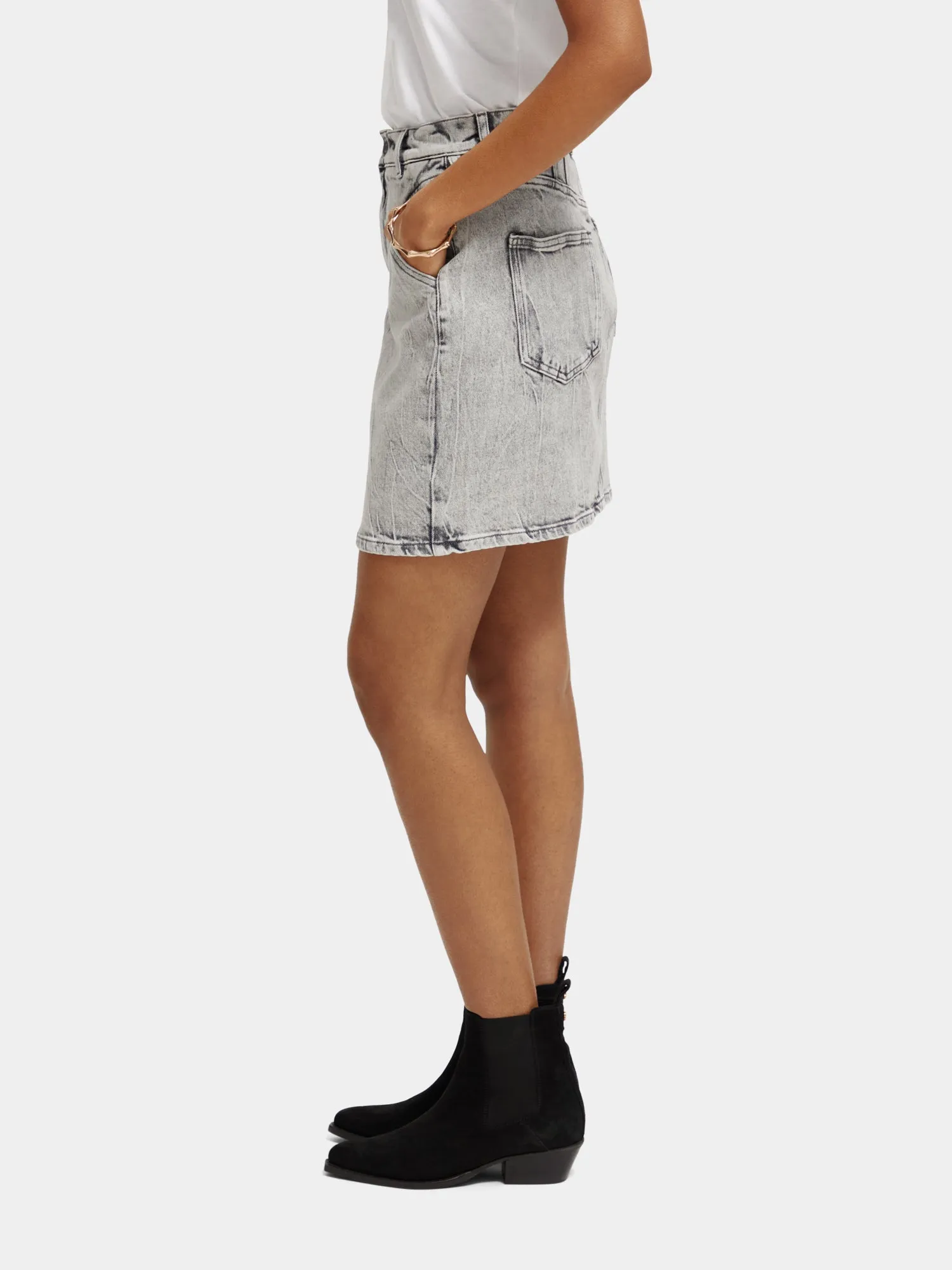 Denim mini skirt sold by Scotch and Soda product image thumbnail 4