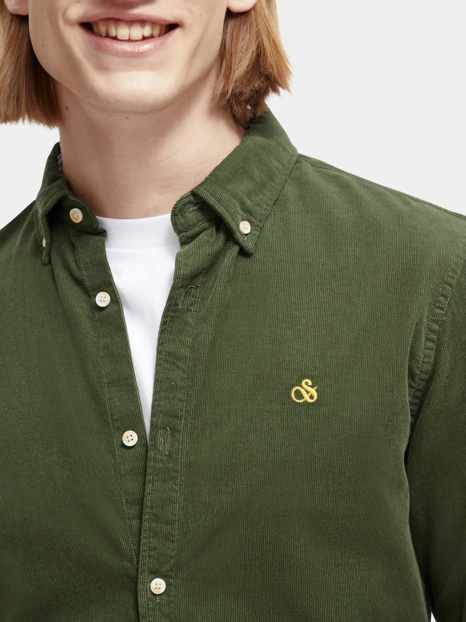 Slim-fit corduroy shirt sold by Scotch and Soda product image thumbnail 5