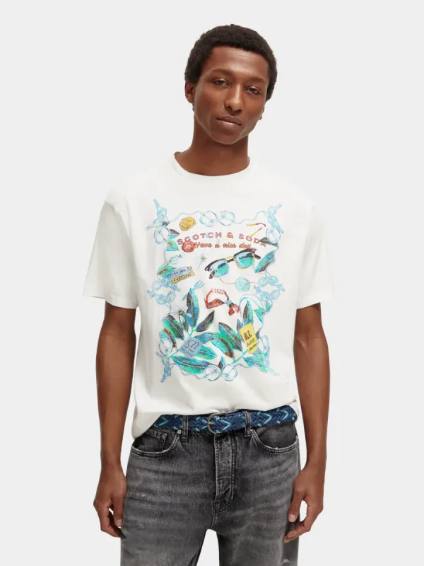 Relaxed-fit artwork t-shirt sold by Scotch and Soda