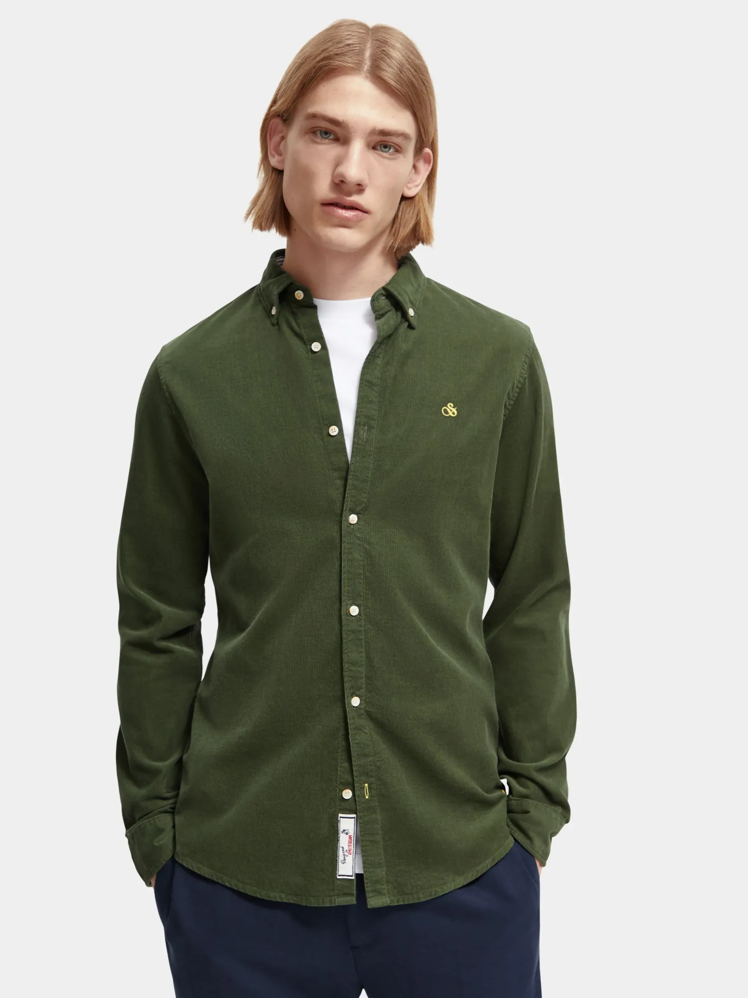 Slim-fit corduroy shirt sold by Scotch and Soda