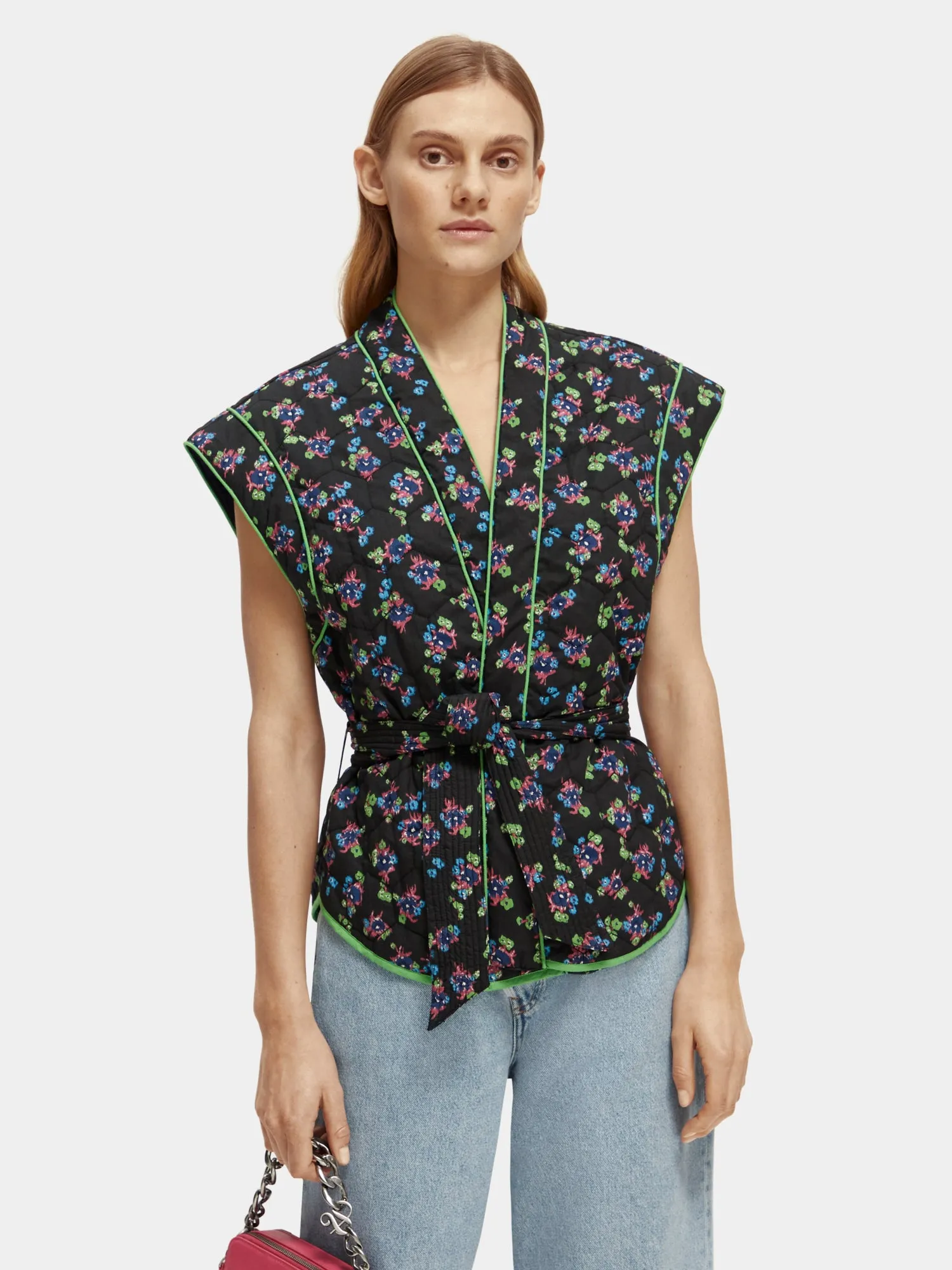 Honeycomb quilted gilet sold by Scotch and Soda