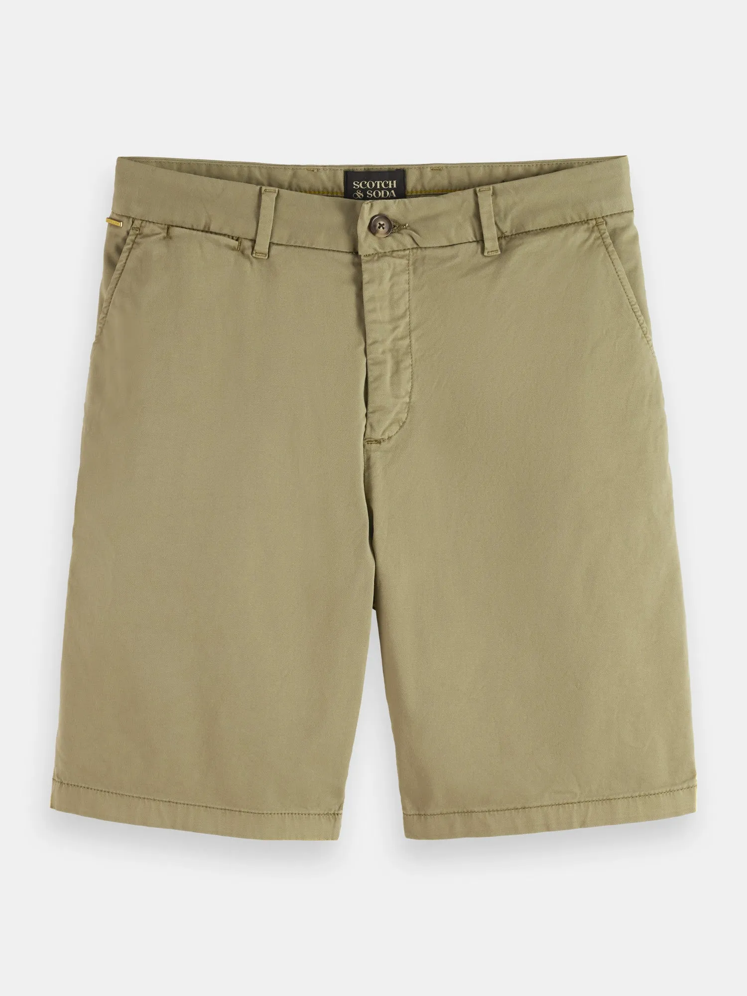 Stuart garment-dyed pima cotton shorts sold by Scotch and Soda product image thumbnail 2