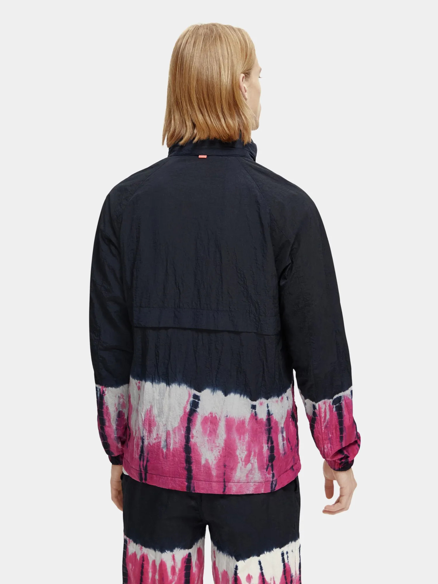 Tie-dyed hooded zip-thru jacket sold by Scotch and Soda product image thumbnail 3