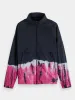Tie-dyed hooded zip-thru jacket sold by Scotch and Soda