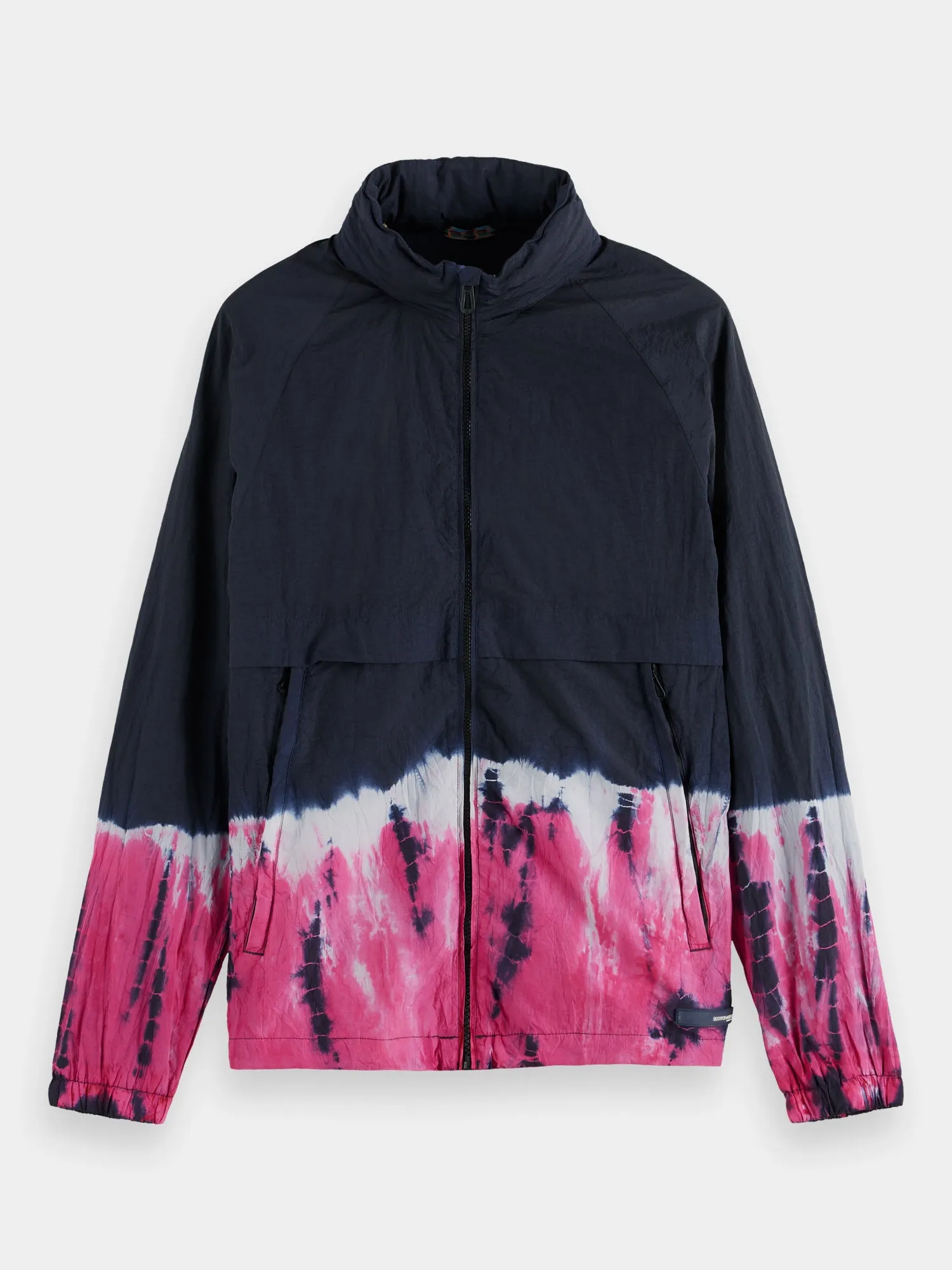 Tie-dyed hooded zip-thru jacket sold by Scotch and Soda product image thumbnail 2