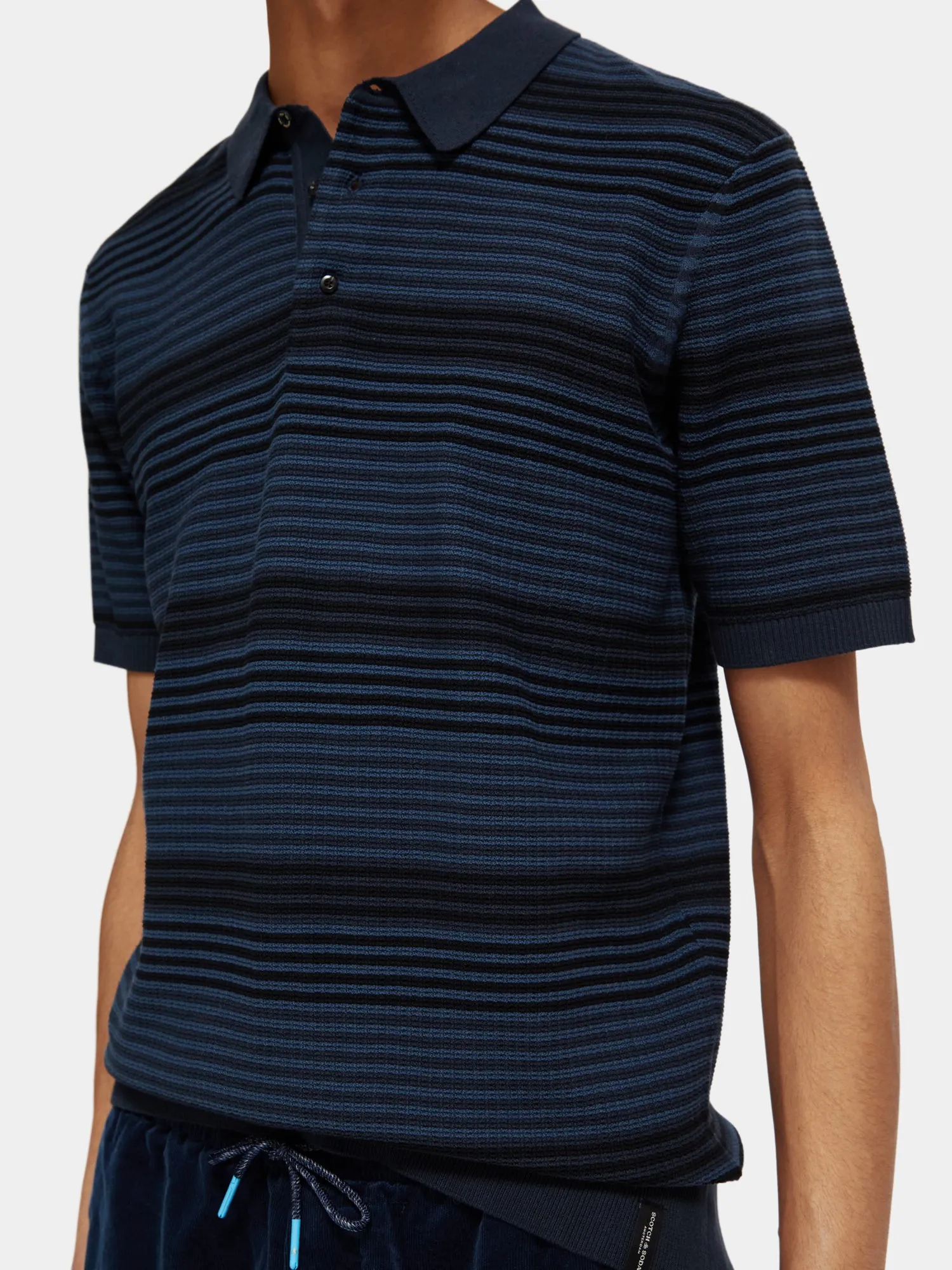 Regular-fit organic cotton polo shirt sold by Scotch and Soda product image thumbnail 5