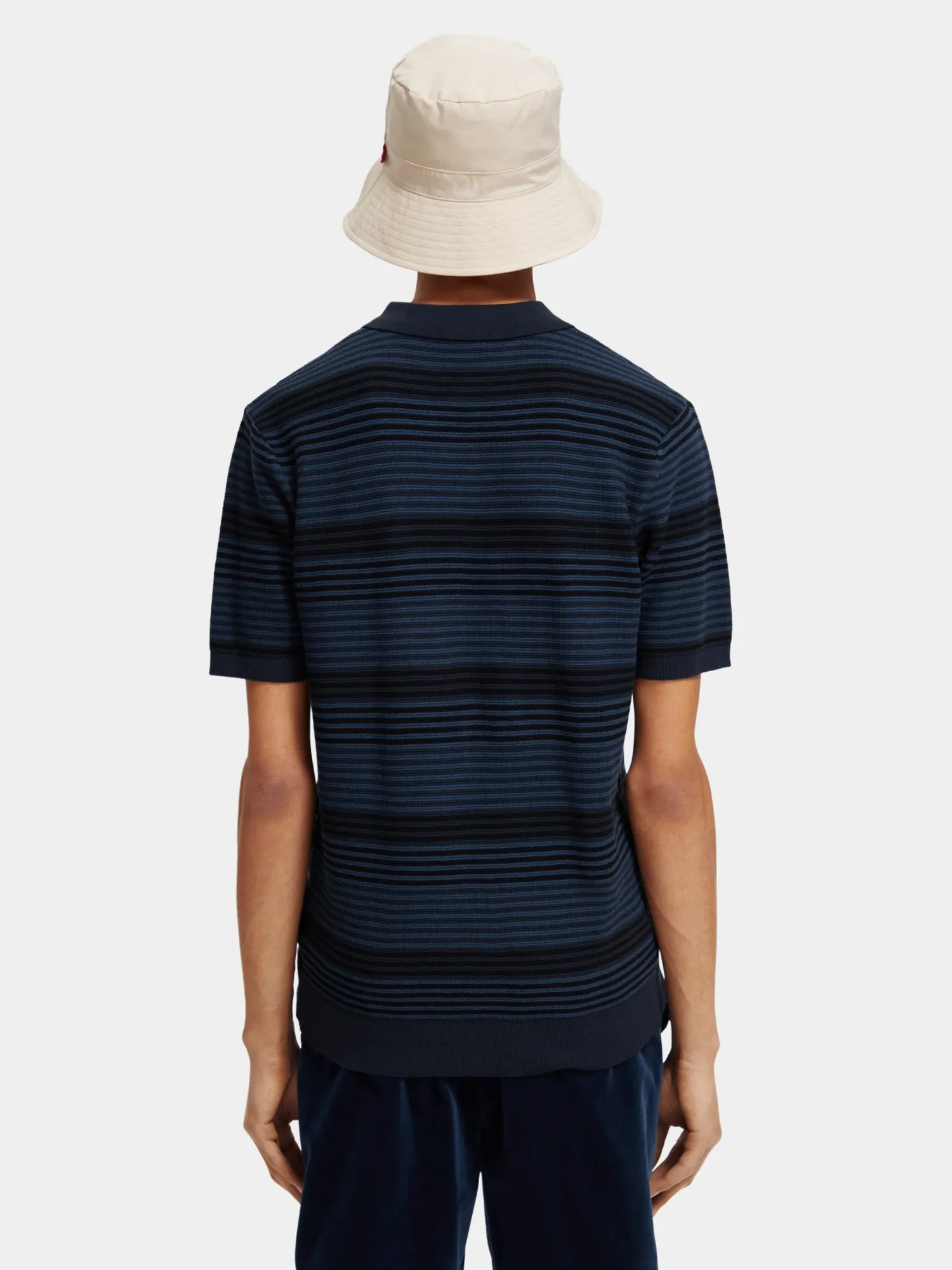 Regular-fit organic cotton polo shirt sold by Scotch and Soda product image thumbnail 3
