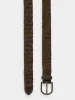 Braided leather belt sold by Scotch and Soda