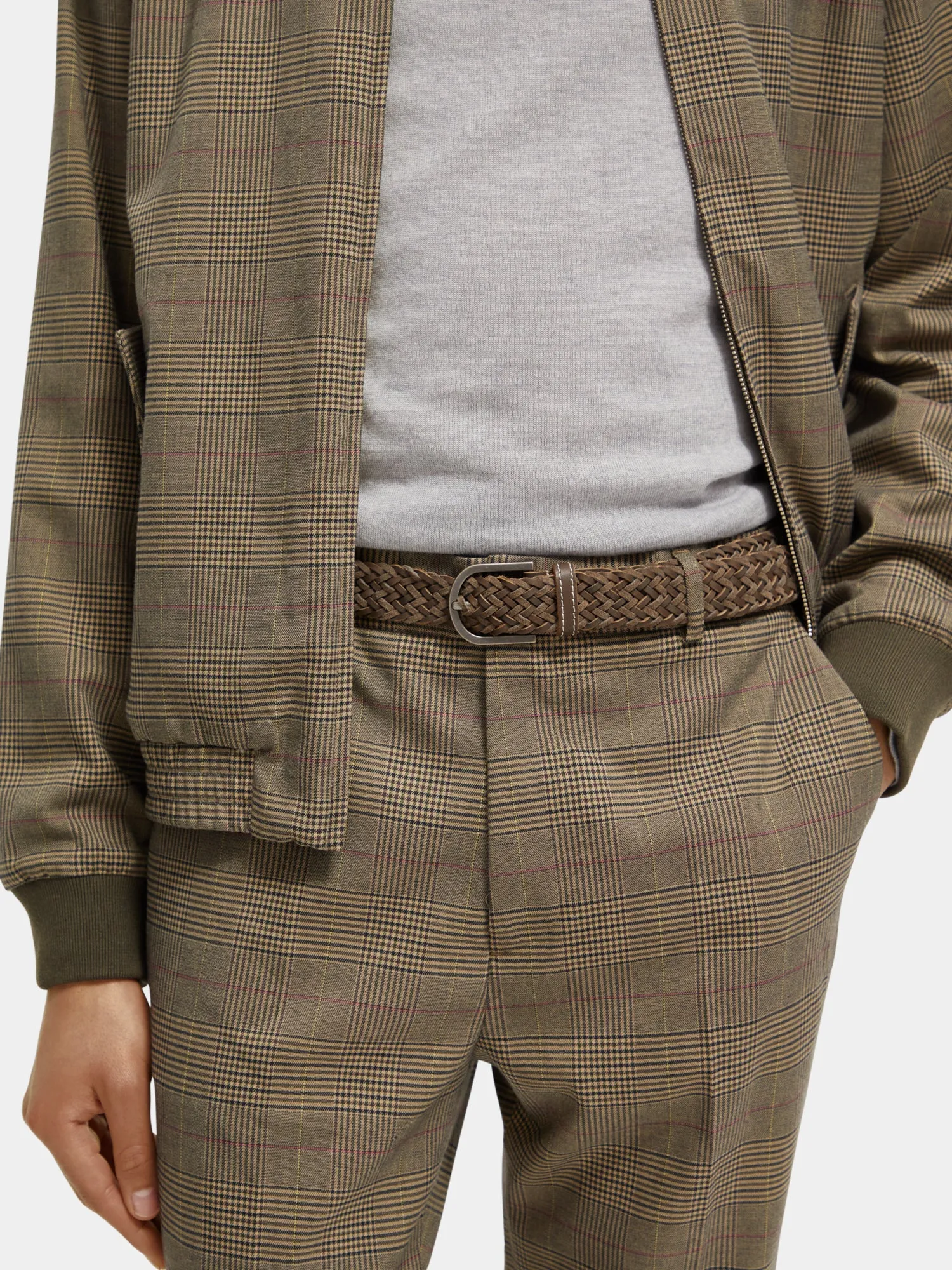 Braided leather belt sold by Scotch and Soda product image thumbnail 2