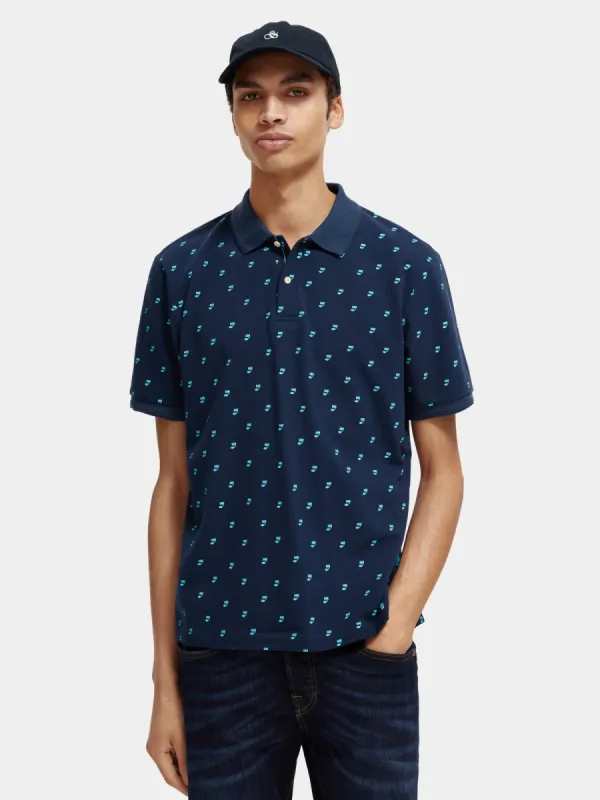 Regular-fit printed polo shirt sold by Scotch and Soda