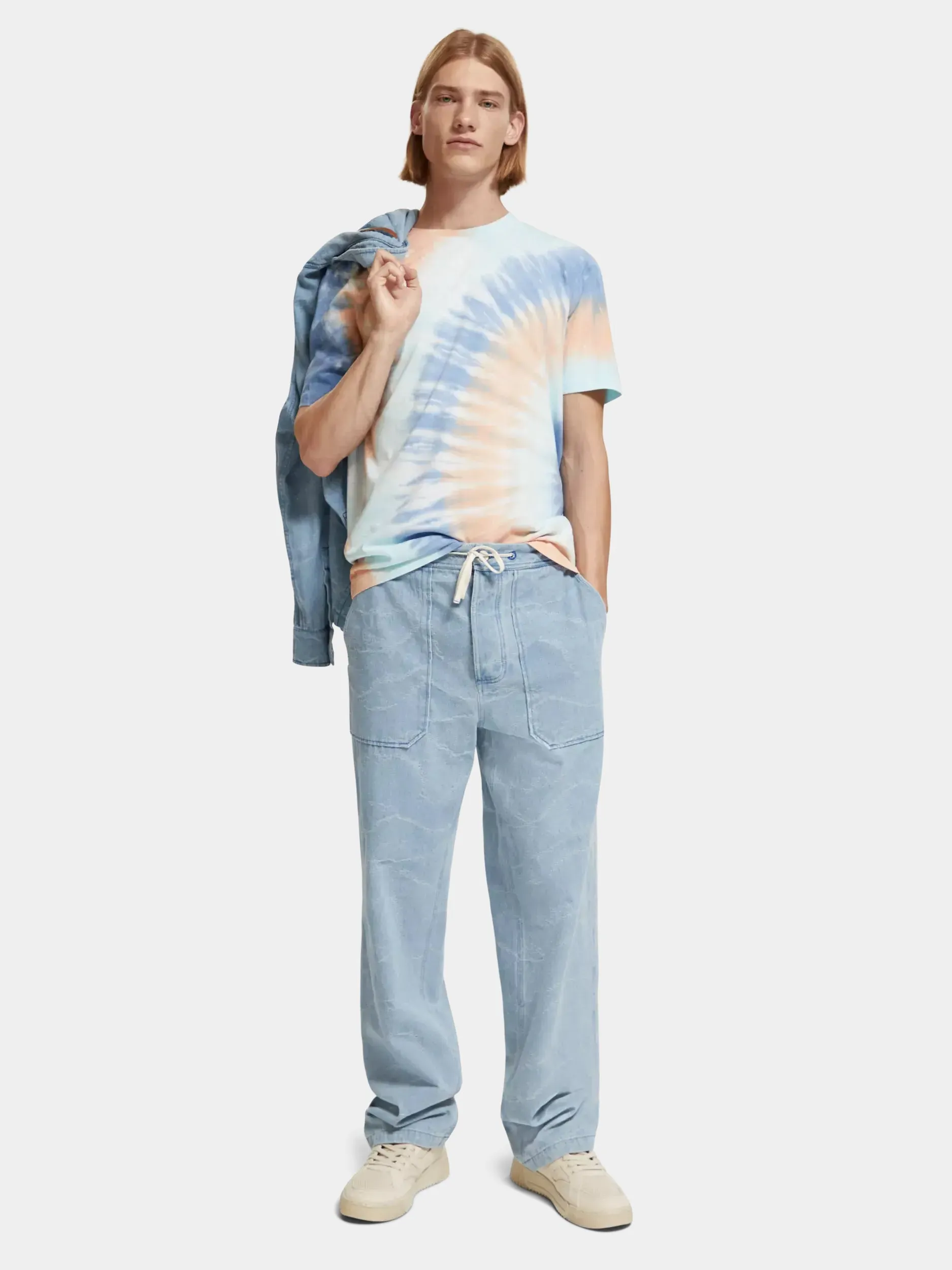 Tie-dyed t-shirt sold by Scotch and Soda product image thumbnail 4