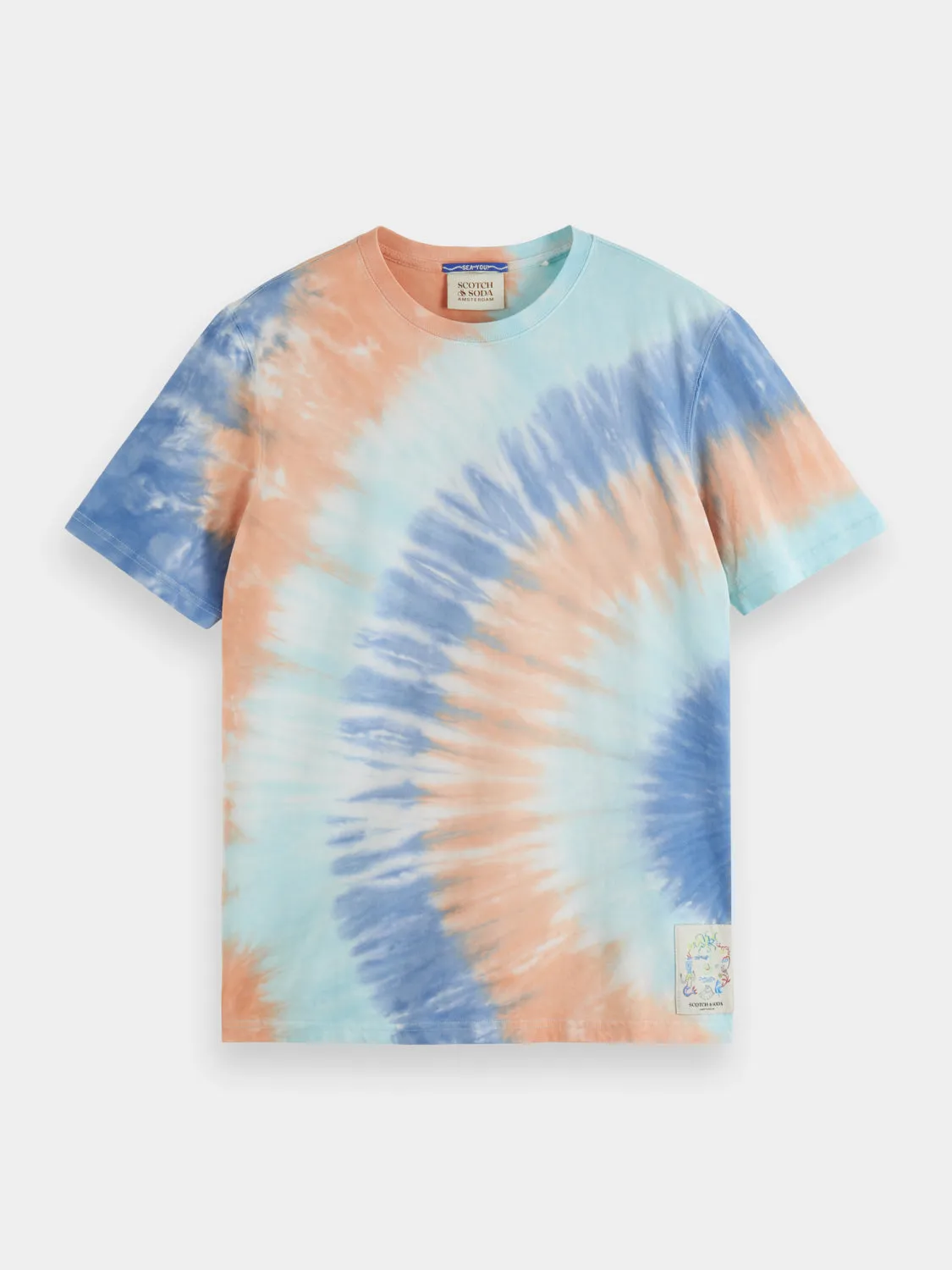 Tie-dyed t-shirt sold by Scotch and Soda product image thumbnail 2
