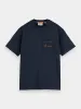 Relaxed-fit pocketed t-shirt sold by Scotch and Soda