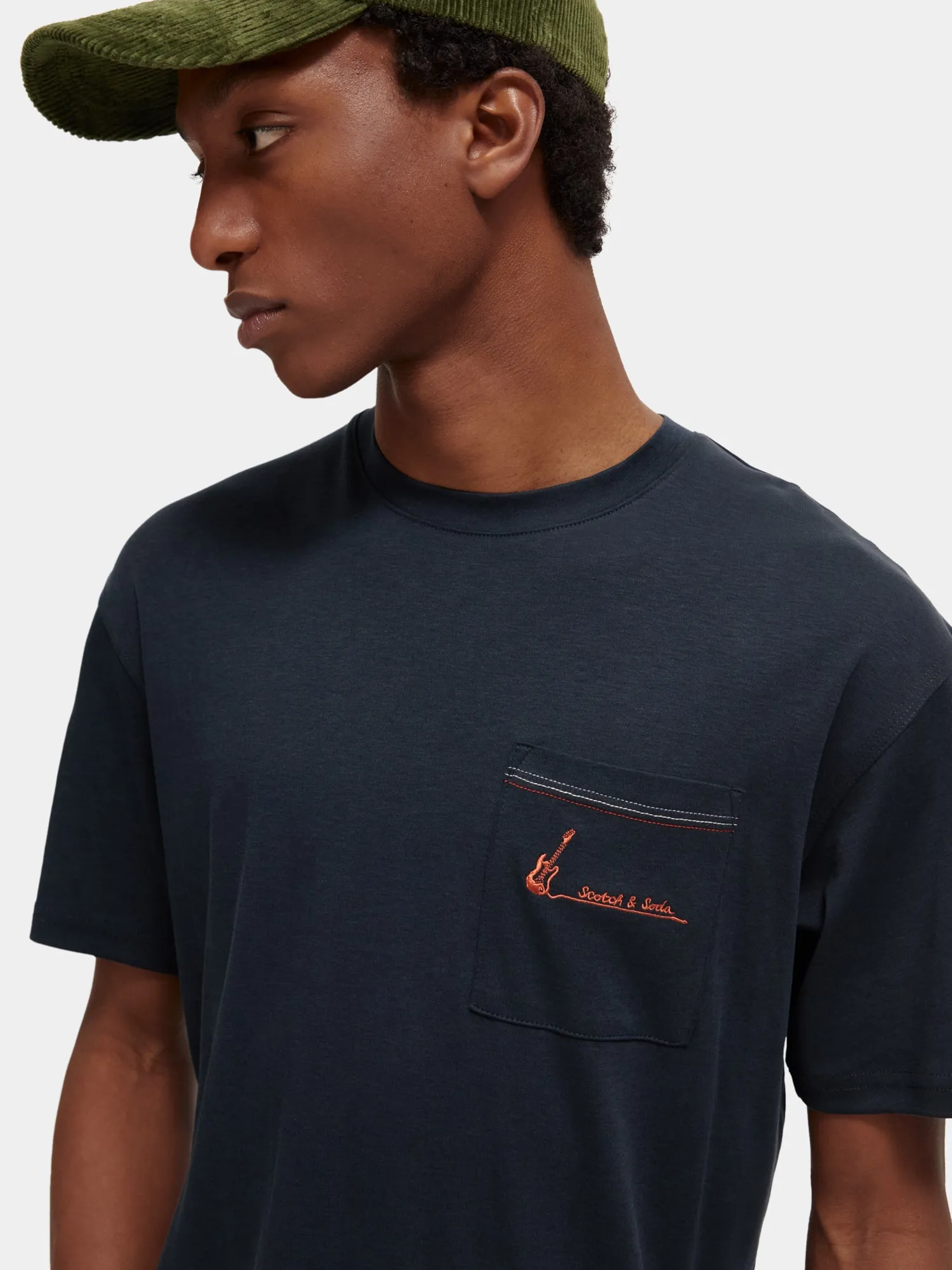Relaxed-fit pocketed t-shirt sold by Scotch and Soda product image thumbnail 5